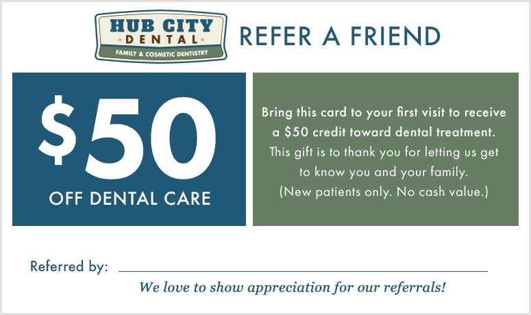 Refer a Friend to Your Lubbock Dentist Hub City Dental